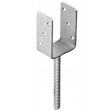 Stolpefundamentanker 121x120mm M18 til indstøbning