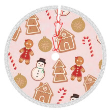 Jupe de sapin de Noël 91 cm Décoration rustique pour les fêtes