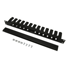 Cable Management 2U 12 Slots Dustproof Panel