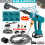 2 Battery Cordless Car Pressure Washer Gun Jet 9