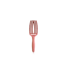 Olivia Garden Finger Brush Care Iconic Boar & Nylon Radiant Peach