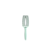 Olivia Garden Finger Brush Care Iconic Boar & Nylon Arctic Teal