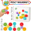 (Design 2) 3 PCs Suction Fidget Spinner for Baby 6