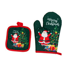 Sada 6 izolovaných rukavic a chráničů Santa Claus