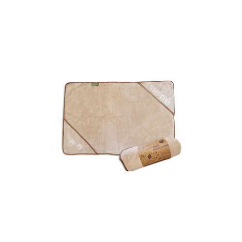 Happy Canis Hundehandtuch 90 x 60 cm braun