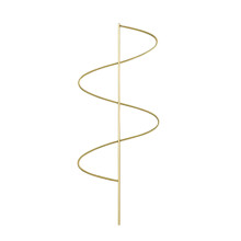 Iron Garden Stake Trellis for Potted Plant Garden Trellis-Gold