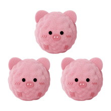 3-pack zacht hondenkauwspeeltje cartoon stekelige bal-varkentje
