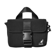 (One Size, Black) Kangol Logo Crossbody Bag