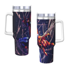 Nerezový hrnek Spider-Man 40 oz s rukojetí a