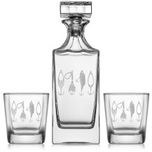 Carafe Ă whisky et 2 verres Ă whisky