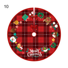 Jupe de sapin de Noël ronde en flanelle 122 cm (48 pouces)