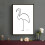 Tableau abstrait Picasso sur toile 12x18 pouces 2