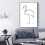 Tableau abstrait Picasso sur toile 12x18 pouces 5