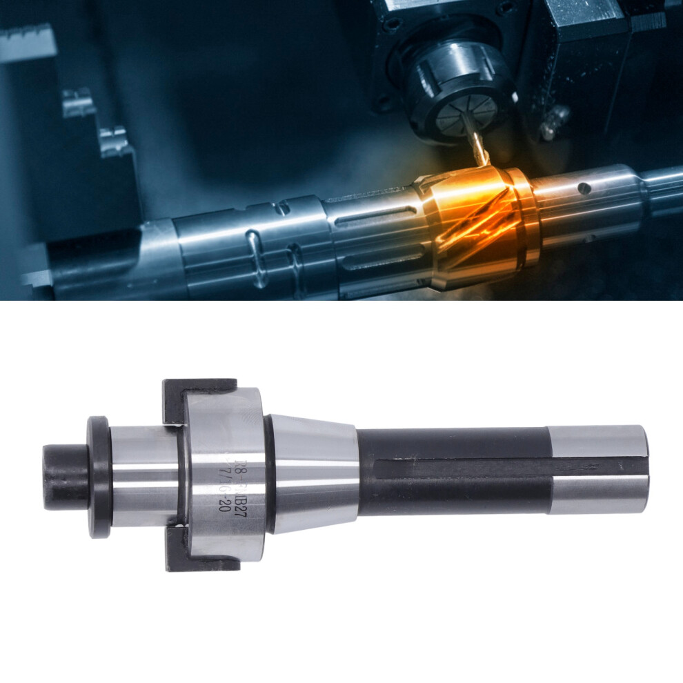 Strong R8 Shank Mill Arbor Adapter