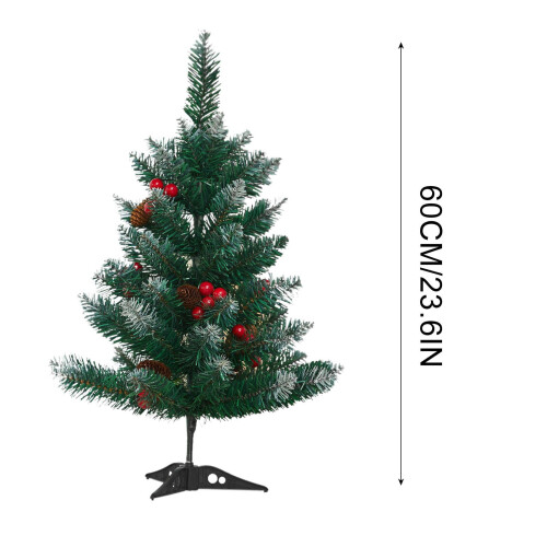 60cm Artificial Christmas Tree Indoor Outdoor Decor 2