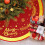 Jupe de sapin de Noël, décoration de fêtes, 60 cm 4