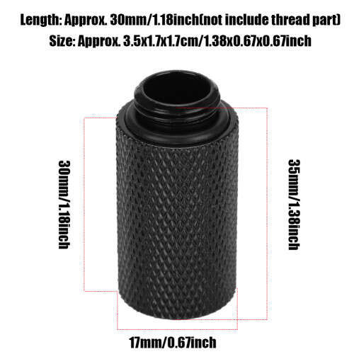 G1/4 Extended Seat 30mm Chromeplate