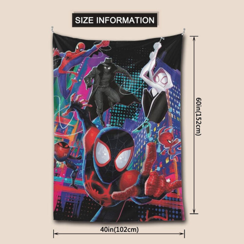 Affiche murale Spider-Verse (anime) 60 x 40 pouces 2
