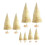Miniature Artificial Christmas Trees Beige 8 pcs 7