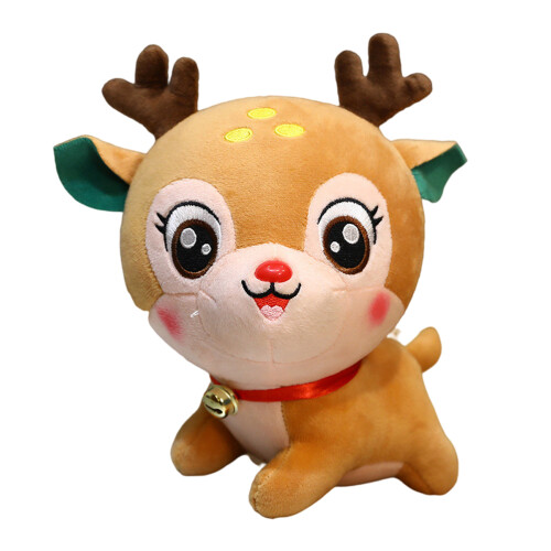 20cm Deer Plush Toy Comfortable Stuffed Animal