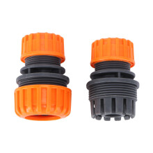 Raccord de réparation pour tuyau d'arrosage 1/2" à 3/4" (2 pièces)