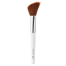 e.l.f. Angled Bronzing Brush, Three-In-One Face Makeup Brush For Blush, Bronzer & Other Multi-Purpose Powders, Vegan & Cruelty-Free
