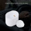 X20 Mini Invisible Bluetooth Earbuds White 3