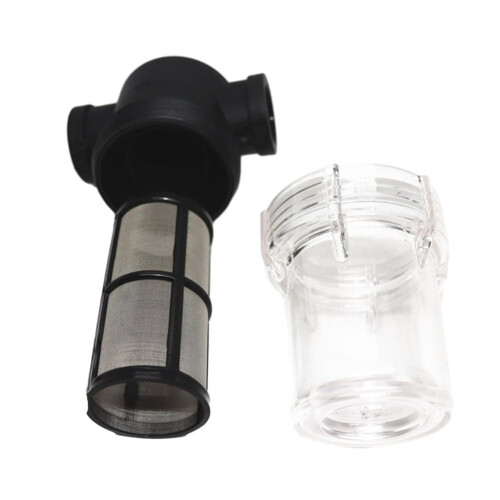 IBC rain barrel filter hose connector 100 mesh stainless 1