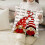 Federe decorative rosse per cuscini, 45x45 cm. 4