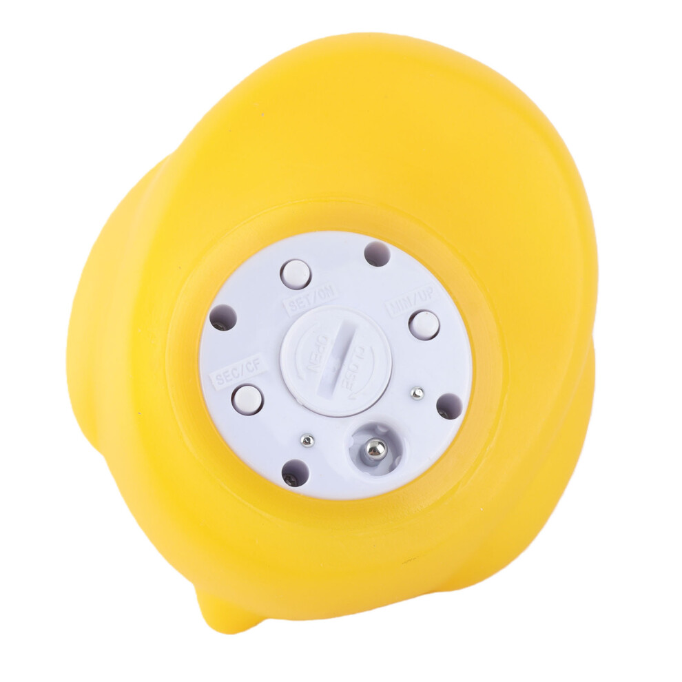 Cute Duck Bath Timer Thermometer Yellow