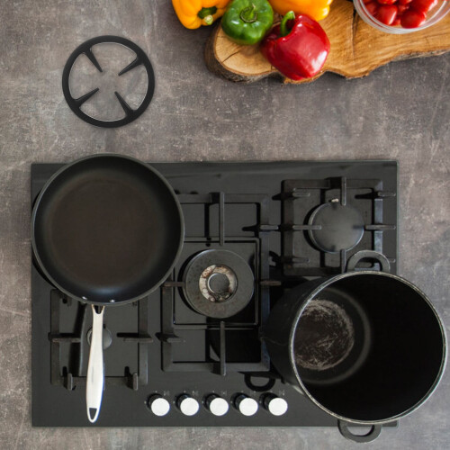 Support rond pour cafetière/cuisinière à gaz (3 pièces) 2