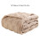 Plaid en microfibre kaki Djunllk 70 x 100 cm 3