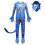 Kids Blue Jumpsuit with Tail for Parties 4