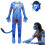 Kids Blue Jumpsuit with Tail for Parties 10