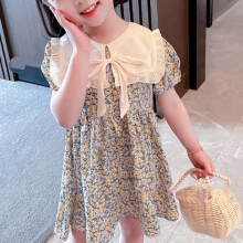 Kids Floral Dress Breathable Summer