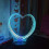 LINLIN 3D natlampe USB touch skrivebordslampe 7 farver 5