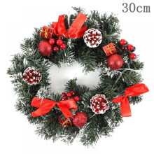 Christmas wreath with LED lights battery powered