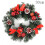 Christmas wreath with LED lights battery powered 1