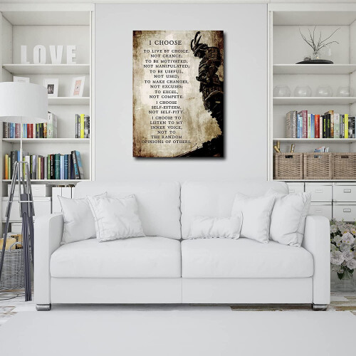 Plakat inspirowany stylem vintage na płótnie, 16x24 cale 2