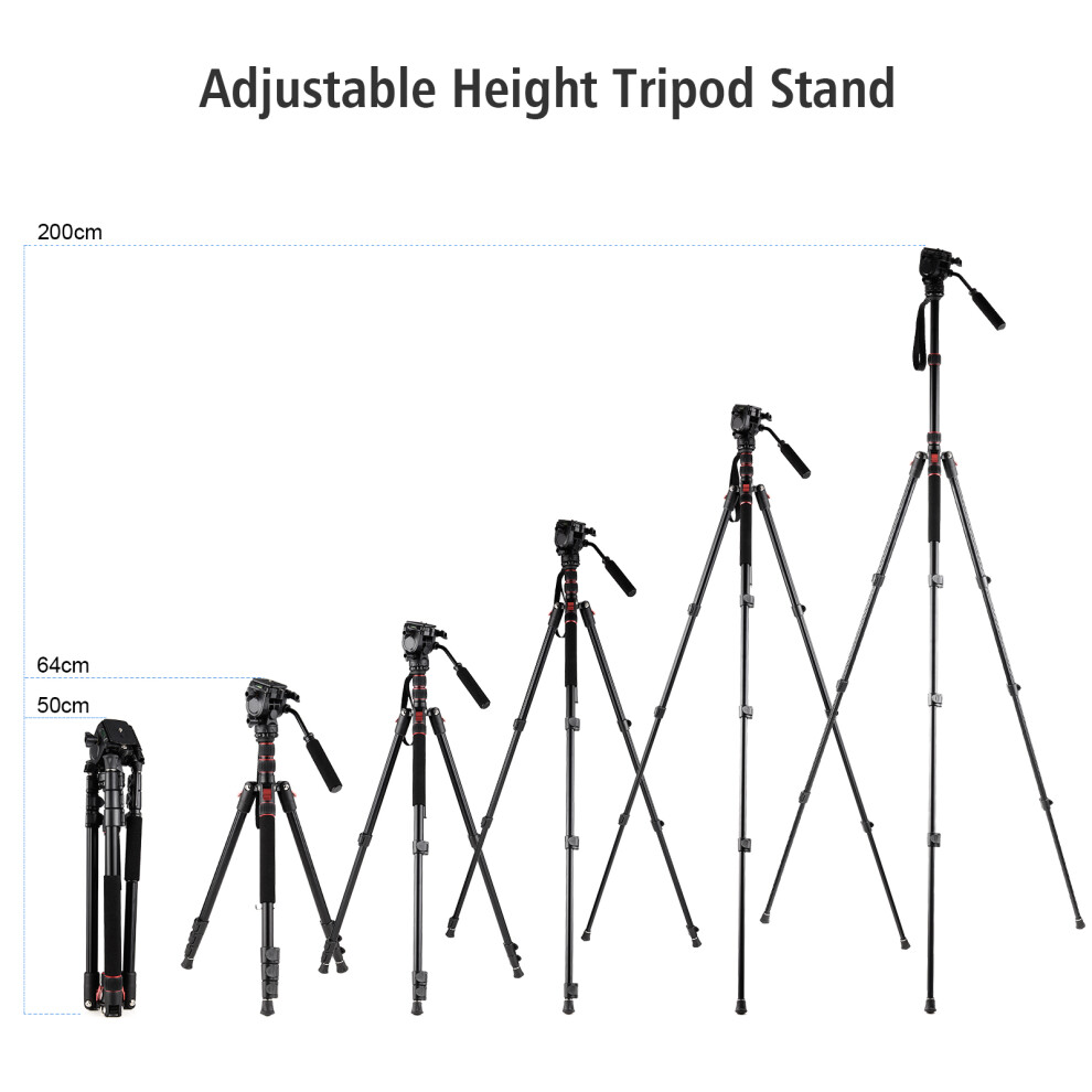 Andoer Portable Tripod 78.7In 8Kg 7340572236272