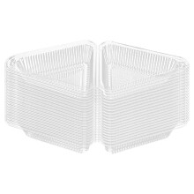 WSTEER cake carrier container clear 50 pcs