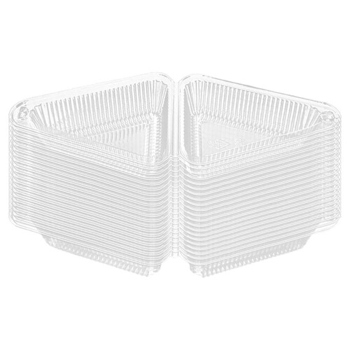 WSTEER cake carrier container clear 50 pcs
