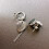 BTS silver earrings K-pop idol fashion gift pair 3
