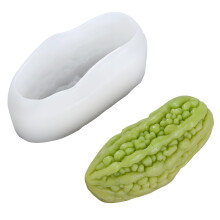 Fruit Themed Silicone Candle Molds For Epoxy-Bitter Melon Mold