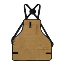 Comfortable MultiFunctional Apron Work Apron for Cooking-khaki