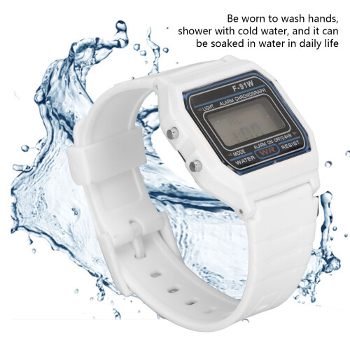 Multifunction Childrens Watch White Luminous
