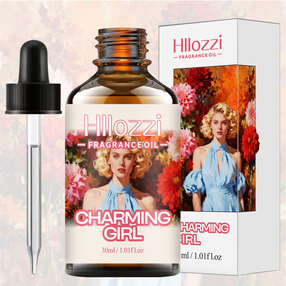 CHARMING GIRL FRAGRANCE OIL: For aromatherapy, diffusing, fargrance and candle Scented Candle.