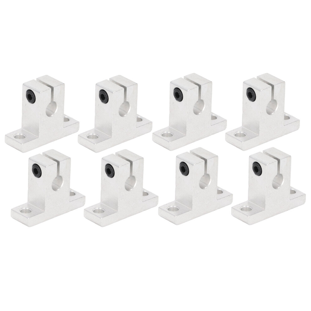 Aluminium Shaft Support Clamps 8Pcs