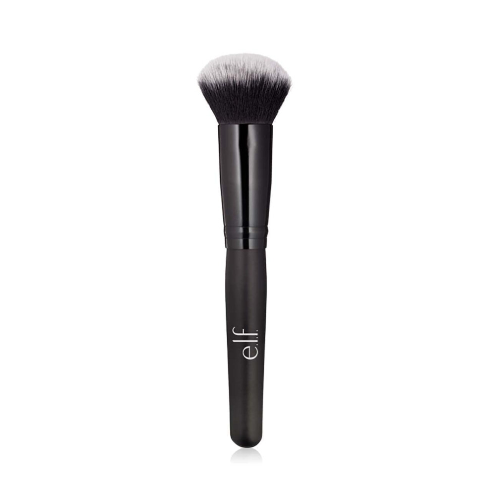 E.l.f. Powder Blurring Brush, Makeup Brush For Creating A Soft-Focus Finish, Great For Under Eyes, Around The Nose & Brows, Vegan & Cruelty-Free