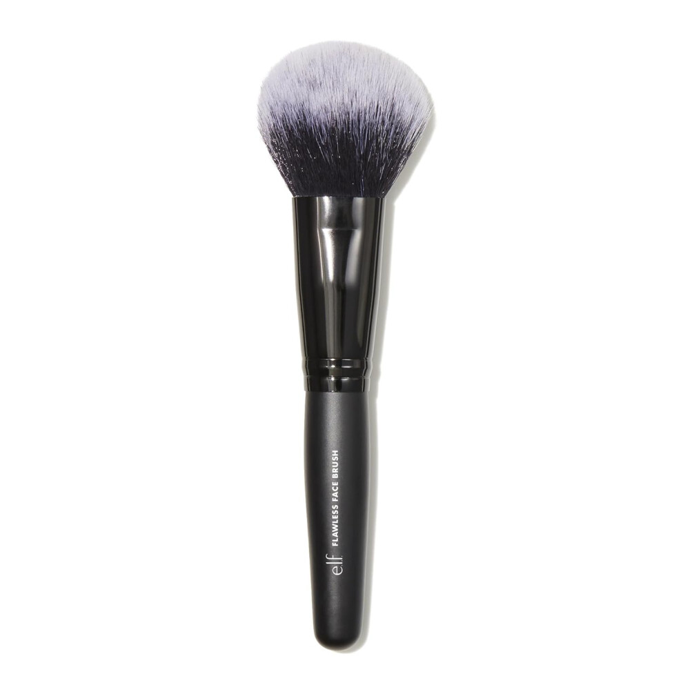 E.l.f. Flawless Face Brush, Synthetic Makeup Brush For Contour & Definition, Great For Powder, Blush & Bronzer, Vegan & Cruelty-Free